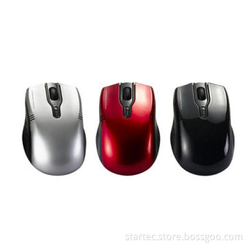 2.4G wireless mouse with 1600DPI, nano receiver, plug and play